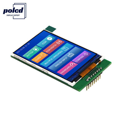 Polcd 4 Wire SPI Tft Lcd 2.4 Inch 240X320 Touch Screen Lcd com placa de PCB