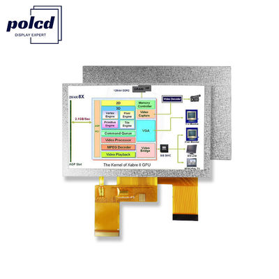 Polcd 800x480 5 polegadas Quadrado Display LCD IPS Visualização Ângulo LCD tela 40pin ST7262 Drive TFT Module