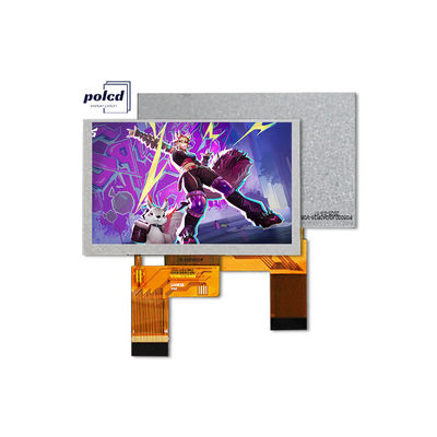 Polcd 5 polegadas TFT LCD 800x480 500nits Brilho RGB 24 bits Interface IPS Screen Module