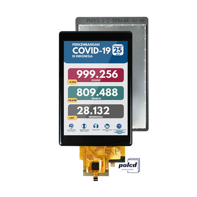Polcd Custom 3.5 polegadas 320x480 Painel de toque capacitivo 500nit ST7796U IPS Tft LCD Display Module