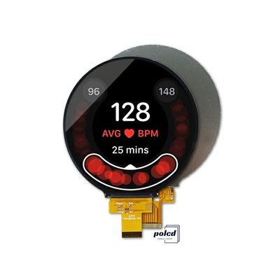 Polcd Pequeno tamanho Esquema LCD redondo 4 polegadas 720x720 pixels 4Line interface MIPI Display Full Color