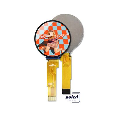 Polcd Pequeno e redondo 1,28 polegada tela LCD 240*240 1,3 polegada Spi Interface IPS Circular Tft LCD Module Panel