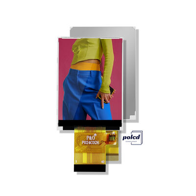Polcd 2,4 polegadas St7789v Drive ic 8080 MCU Display TFT de alto brilho