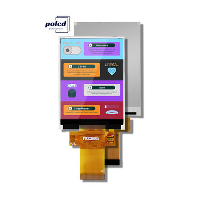 Display LCD Raspberry Pi de 3,2 polegadas Polcd 350nit ILI9341V legível sob luz solar