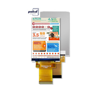 Polcd ILI9488 Display Tft Lcd 12 0'CLOCK 3,5 Tft Lcd Raspberry Pi 48,96 mm