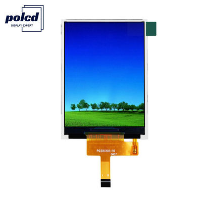 Polcd RoHS Display LCD de 2,8 polegadas Monitor LCD de alto brilho 300cd/M