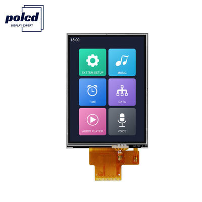 Polcd 240X320 2,8 polegadas TFT Touch Shield RoHS TFT tela sensível ao toque resistiva