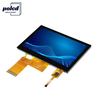 Polcd 40 pinos tela LCD de 4,3 polegadas ST7262E43 tela de toque capacitiva TFT