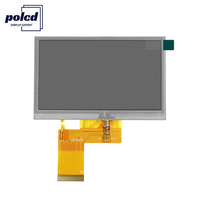 Polcd 800X480 LCD TFT 4,3 polegadas 280 Q38 Nit Raspberry Pi tela sensível ao toque