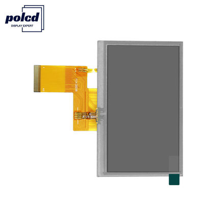 Polcd Brightness 300 4,3 polegadas TFT LCD Display 800X480 TFT Resistive Touch Screen