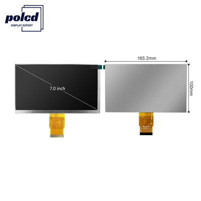 Polcd RoHS 300 Nit Display LCD de 7 polegadas 800X480 pixels Módulo LCD TFT